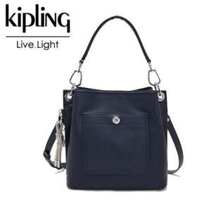 갤러리아_키플링 고급미뿜뿜 숄더백 비건 레더 타이스 사이렌 네이비 KM