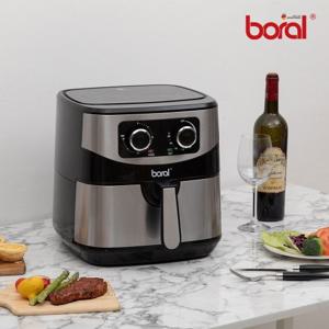 보랄 대용량 스텐 에어프라이어 오븐 7.5L HNZ-AF580QK