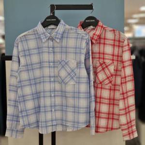 [뱅뱅]뱅뱅 HC21 여성 봄 여름 면 체크 긴팔 남방 NSM272 (45895497)