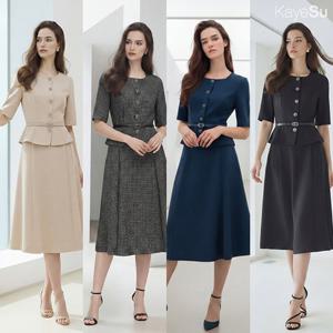 [케이수]26SS 썸머 페플럼 드레스 1종