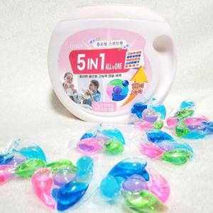 클리벤 캡슐 세제 드럼 겸용 50개 섬유유연제 포함 WFLTQW5