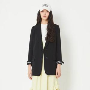 럭키슈에뜨 LQJAX26320 폴리 베이직 싱글 자켓 (소매안감X) [럭키슈에뜨]