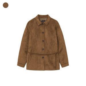 게스 여성 스웨이드 자켓 RP3W08J1