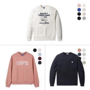 폴햄 봄봄봄  어프어프&코숏 콜라보 간절기 맨투맨 특가 3종택1   PHG1TR1010 ,1330, 2010