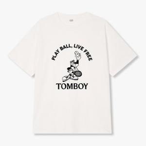 STUDIO TOMBOY 테니스베어 반팔티셔츠 (91U5322992CT)