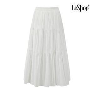 르샵 봄 링클 롱 밴딩 스커트 (BQ1SK009A)