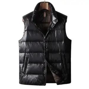 님성 데일리 조끼 캐쥬얼 패딩 추동 하이넥 오리털 보온 캐주얼 다운 다올4