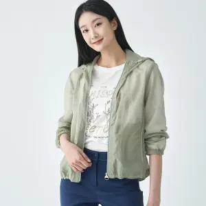 에센셜 젤리 프린팅 바람막이 점퍼 LSJPO473_GE