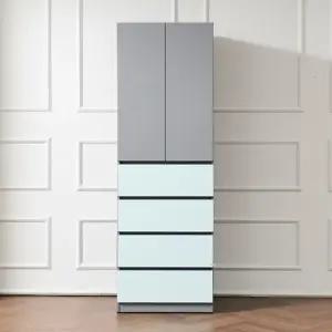 드레스룸 시스템 4단서랍 행거장(60cm 3색) 신혼 아파트 붙박이장 수납 옷