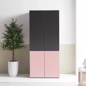 컬러조합가능 시스템 안방 옷이불 행거장(80cm) 인테리어 원룸 키높이 추천