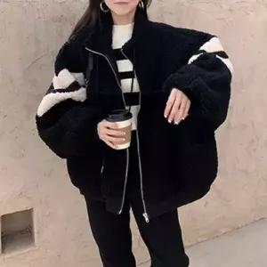 ONM 여자 오버핏 스타일 양털 후리스 1P 고품질 집업 점퍼