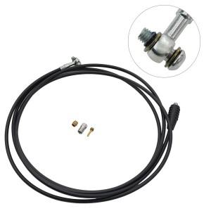 XOD 250cm 유압 브레이크 라인 키트 2500mm 케이블 시스템 프리미엄 ABS 구리 전기 자전거 액세서리