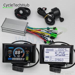 전기 자전거 250W 브러시리스 모터 컨트롤러 24V 36V 48V 범용 SW900 LCD 컬러 디스플레이 키트 자전거/스