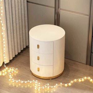 침실 소형 수납장 미니 시스템 화이트 용 정리장 지중해 심플 슬림장 틈새 얇은