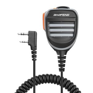 Baofeng UV-5R PTT 방수 UV-17 워키토키 스피커 라디오 마이크, Keenwood 2 핀 타입 휴대용 마이크, UV-K5 UV-K6 마이크