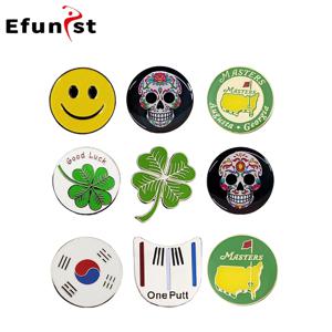 골프 볼 마커 합금 혼합 다양한 스타일 남녀 골프 모자 클립 골프 캡 클립 마크 골프 용품 액세서리 드롭쉽