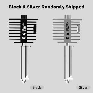 밤부랩 오리지널 0.4MM A1 미니 노즐 어셈블리 핫엔드 키트 0.2MM 스테인리스 스틸 0.6 0.8MM 경화강 A1 시리즈 3D 부품