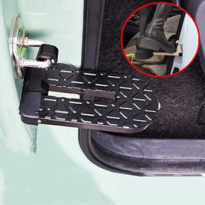 범용 맞춤형 자동차 도어 스텝 접이식 루프랙 래치 훅 풋 페달 다기능 알루미늄 합금 안전 망치 창문 파괴기