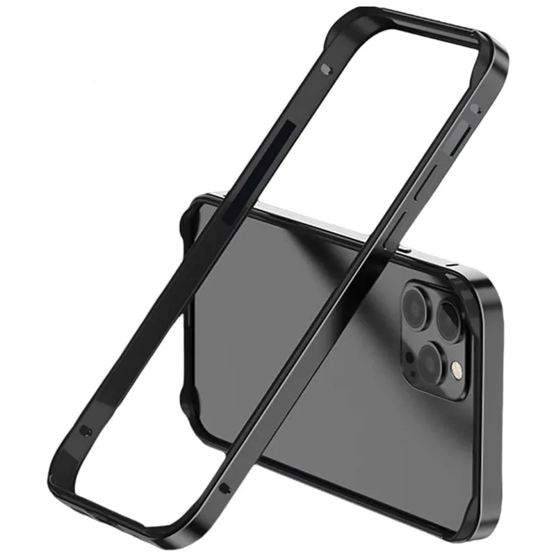 알루미늄 금속 범퍼 프레임 소프트 내부 실리콘 케이스 for IPhone 15 14 13 11 16 Pro Max 12 Mini Plus XR X IPones 슬림 하드 커버