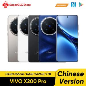 VIVO X200 Pro 중국 버전 5G 디멘시티 9400 CPU 6.78인치 AMOLED 120HZ 화면 6000mAh 90W 플래시 충전기 OTA NFC 50MP 카메라