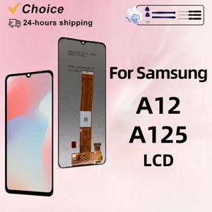 삼성 갤럭시 A12 나초 A127 A127F A125 A125F A02 A022 A022F용 LCD 디스플레이 터치 스크린 디지타이저 전체 어셈블리 교체