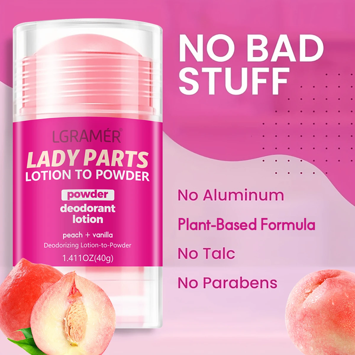 여성용 복숭아 바닐라 데오도란트 로션 여러 과일 향수 흥미로운 모호한 분위기 오래 지속되는 향수 스킨 케어