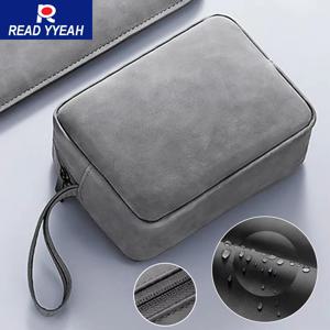 2025년형 신제품 휴대용 방수 방지 가방 (아이폰 15 Pro Max 이어폰, 보조배터리, 케이블, 충전기, PC 디지털 액세서리 수납 가능)