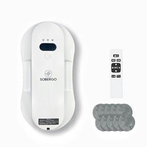 Sobergo 스마트 윈도우 로봇 청소기 3세대 6.2cm 울트라 슬림/5600PA 흡입/인터랙티브/한국형 어댑터 및 사용 설명서