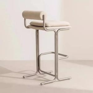 라운드 럭셔리 바 체어 모던 스툴 액센트 골드 아일랜드 바 체어 액세서리 디자인 벨루어 노르딕 가구