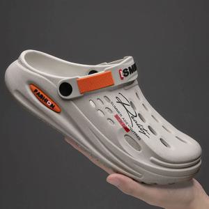 여름 나막신 샌들 47 남자 나막신 EVA 슬리퍼 부드러운 단독 통기성 비치 슬리퍼 남자 홈 슬리퍼 야외 미끄럼 방지 슬리퍼