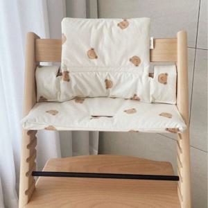 아기용 하이체어 패드 시트 커버 휴대용 방수 쿠션, 급식용 의자 및 자동차 시트용, 귀여운 만화 동물 부스터 시트 커버