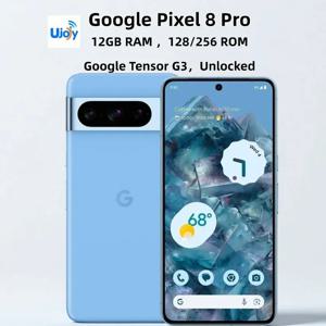 구글 픽셀 8 프로 5G 6.7인치 OLED 12GB 램 128/256GB ROM NFC 옥타 코어 구글 텐서 G3 언락 안드로이드 - 리퍼비시폰