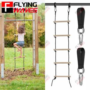 어린이 등반 로프 사다리 나무 그네 키즈 실내 야외 나무 놀이터 레크리에이션 놀이 게임 바디빌딩 세트