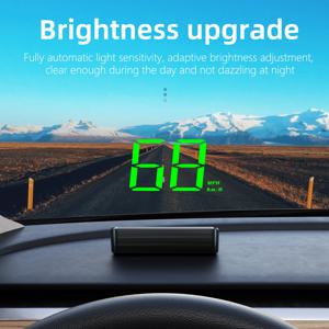 M2 HD 자동차 헤드업 디스플레이 GPS 속도계 KM/H 디지털 HUD 앞유리 프로젝터 범용 자동차 전자 액세서리