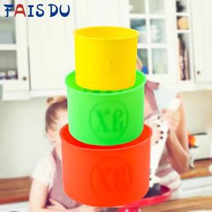 FAIS DU DIY 디저트 베이킹 금형 도구 붙지 않는 라운드 실리콘 케이크 금형 무스 케이크 금형 컬러 금형 심화