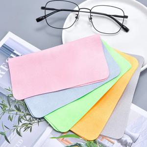 5pcs 마이크로 화이버 렌즈 천 소프트 섀미 가죽 안경 클리너 렌즈 전화 화면 청소 물티슈 안경 액세서리