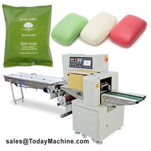 고속 자동 수평형 필로우팩 기계 비누 포장 기계 자동 플로우 비누바 필름 백 포장 기계