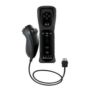 닌텐도 Wii U 조이스틱 무선 원격 게임패드 컨트롤러 세트, 모션 플러스 비디오 게임 컨트롤, 2 in 1, 닌텐도 Wii 1 쌍