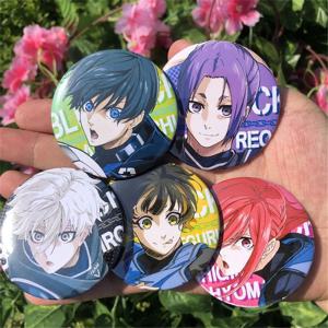 58mm 애니메이션 블루 이사기 요이치 이사고트 isg41 치기리 효마 나루하야 아사히 코스프레 의상 배지 핀 SPTE 틴플레이트 브로치 소품