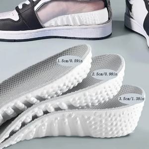 키높이 깔창 남녀 신발 평발 아치 서포트 정형외과 깔창 운동화 힐 리프트 메모리 폼 부드러운 신발 패드