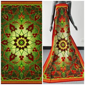 새로운 슈퍼 자바 왁스 프린트 원단, 아프리카 전통 천, 100% 면 원단 6야드, 인도네시아 프린트 원단, 의류 재봉, 드레스