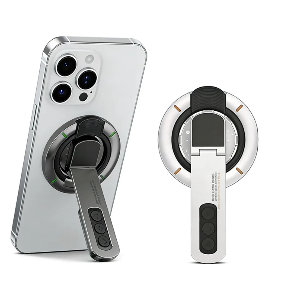 360 ° 회전식 마그네틱 폰 홀더 마그네틱 그립 핑거 링 스탠드 (맥세이프 아이폰 17 16 15 14 13 12 프로 맥스 휴대폰 거치대)