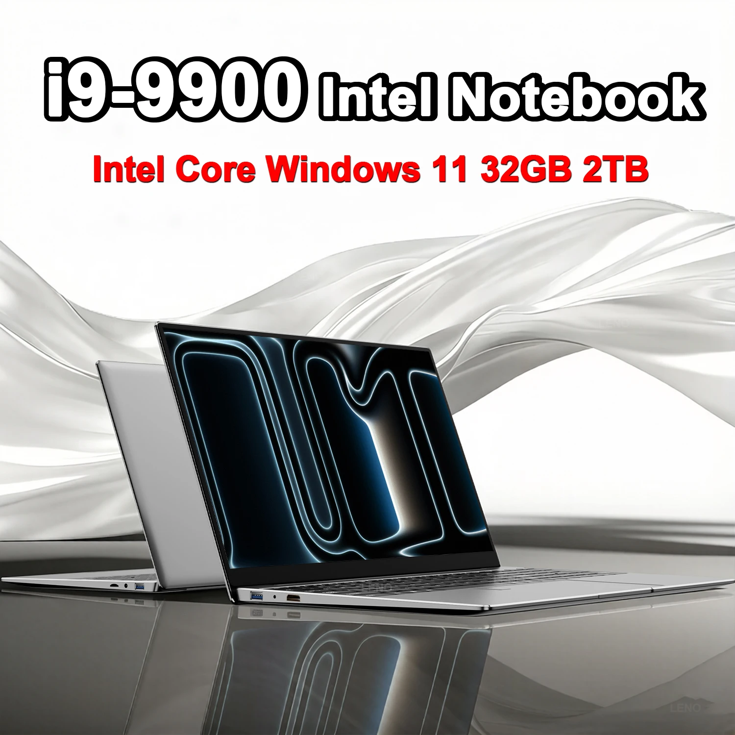 레노 뉴 15.6인치 노트북 32GB 2TB 윈도우 11 인텔 코어 i9 9900 게이밍 컴퓨터 PC 1920*1080 HD 게이머 사무용 울트라 슬림 노트북