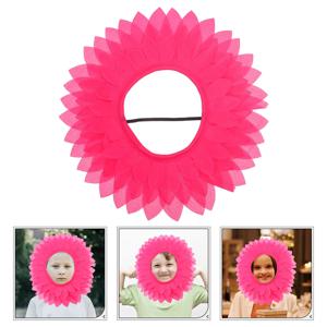 재미있는 해바라기 헤드셋 노란 꽃 후드 가볍고 편안한 어린이 카니발 무대 소품 공연 헤드밴드 해바라기