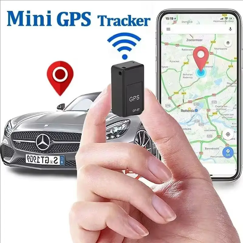 미니 GPS 위치 추적기 앱 GF07 차량용 GPS 트래커 자석식 차량 GPS 위치 추적기 분실 방지 도난 방지 알람 GPS 추적 장치