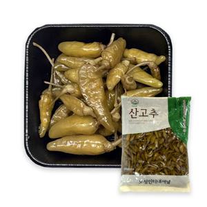 산고추 500g 4kg 고추절임 장아찌 반찬