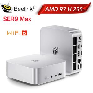 비링크 SER9 Pro/Max AMD 라이젠 7 H255 32GB LPDDR5X 램 1TB NVMe SSD 타입 C Wifi6 BT5.2 게이밍 PC SER9 HX370 SER8 8845HS 8745HS