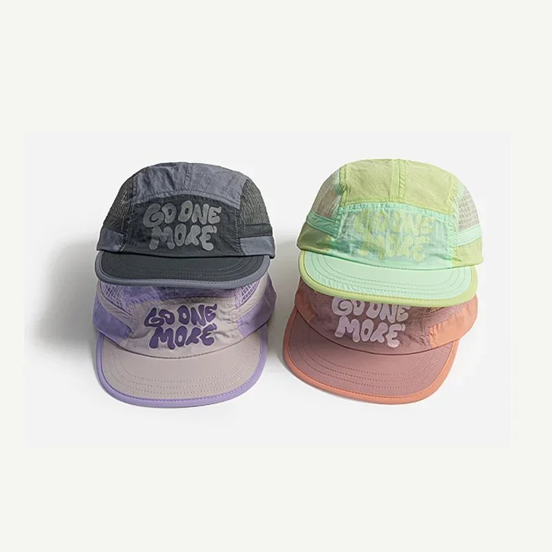 경량 빠른 건조 러닝 캡 여름 통기성 야구 모자 야외 스포츠 캡 여성 패션 캐주얼 힙합 모자
