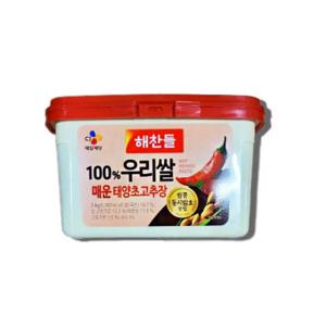 CJ 해찬들 우리쌀 매운 태양초고추장 3kg (4단계매운맛) (무료배송)