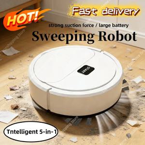 스마트 청소 로봇 미니 무소음 진공 청소기 강력한 스윕 걸레 브러시 5-in-1 다기능 청소기 가정용 2026